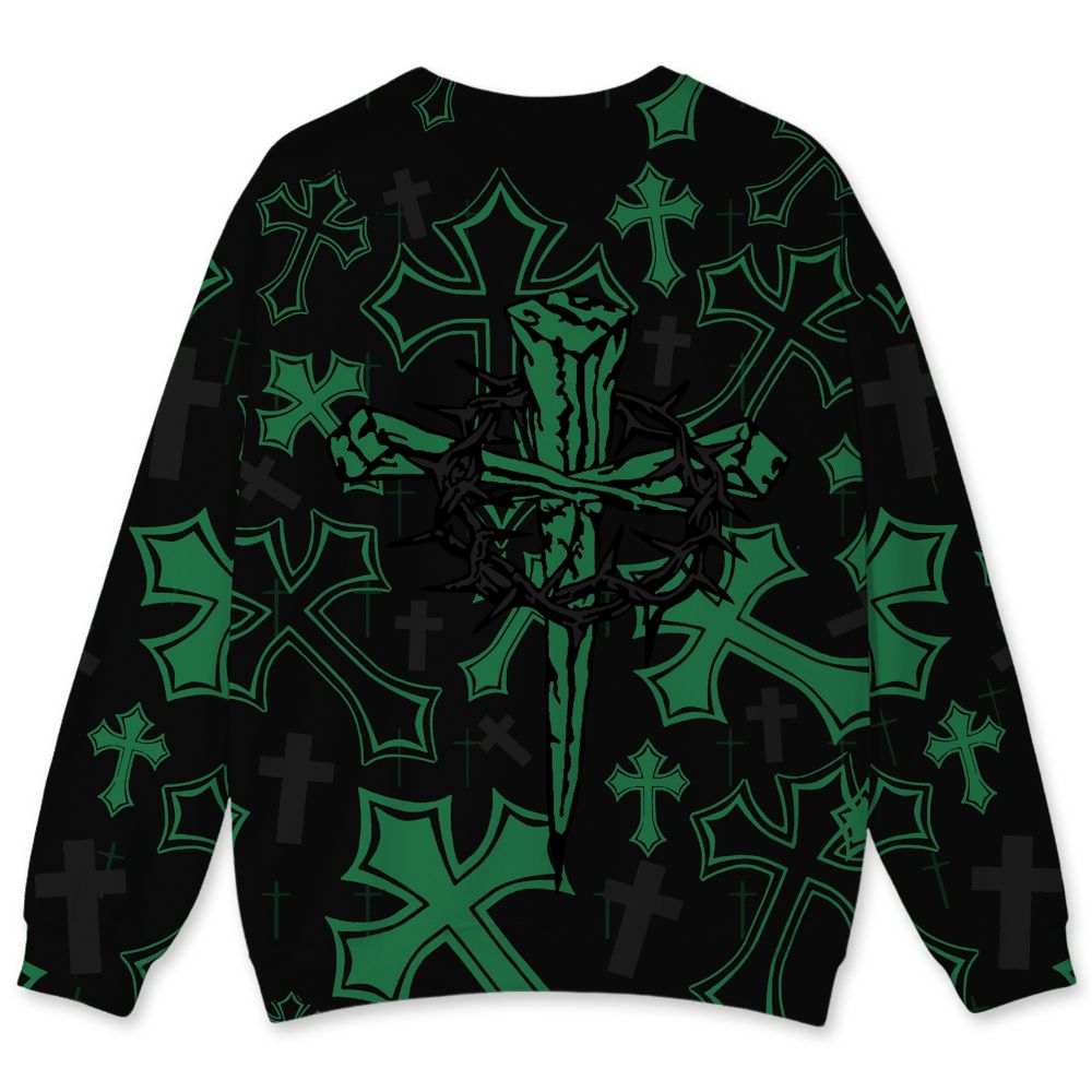 Spizike-Pine-Green-Black-Anthracite-NastyJamz-Sweatshirt-Match-God-Got-Me-All-Over-Print