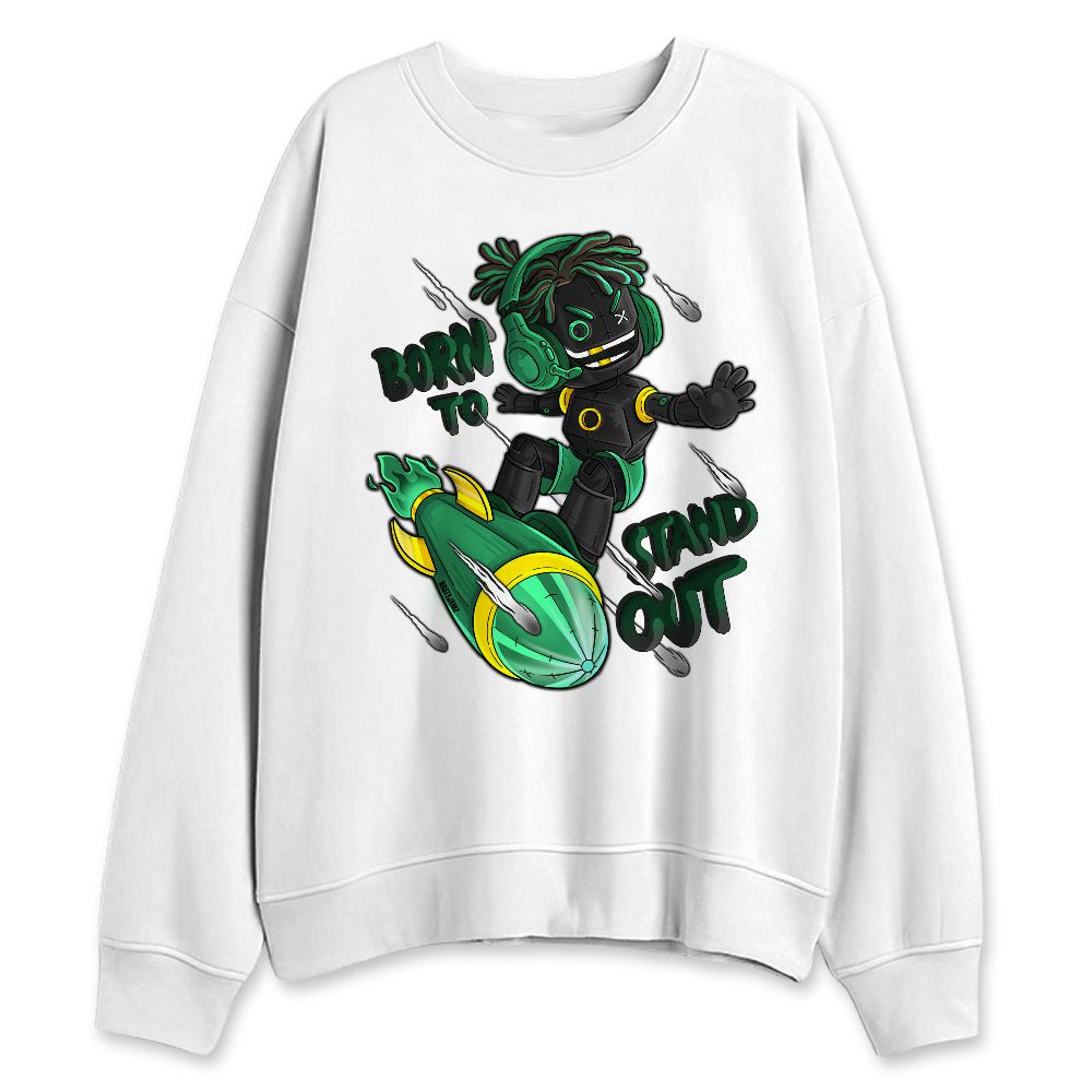Spizike-Pine-Green-Black-Anthracite-NastyJamz-Sweatshirt-Match-Born-To-Stand-Out