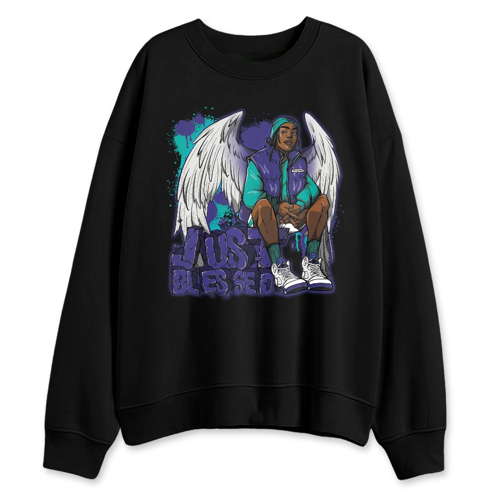 Grape-5s-NastyJamz-Sweatshirt-Match-Just-Blessed
