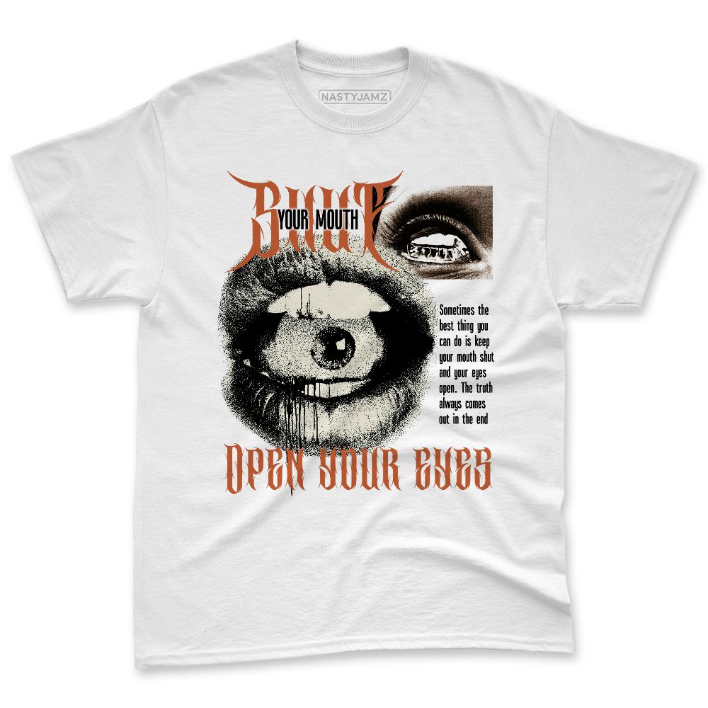 AM-Waffle-Racer-Orange-NastyJamz-Premium-T-Shirt-Match-Shut-Your-Mouth