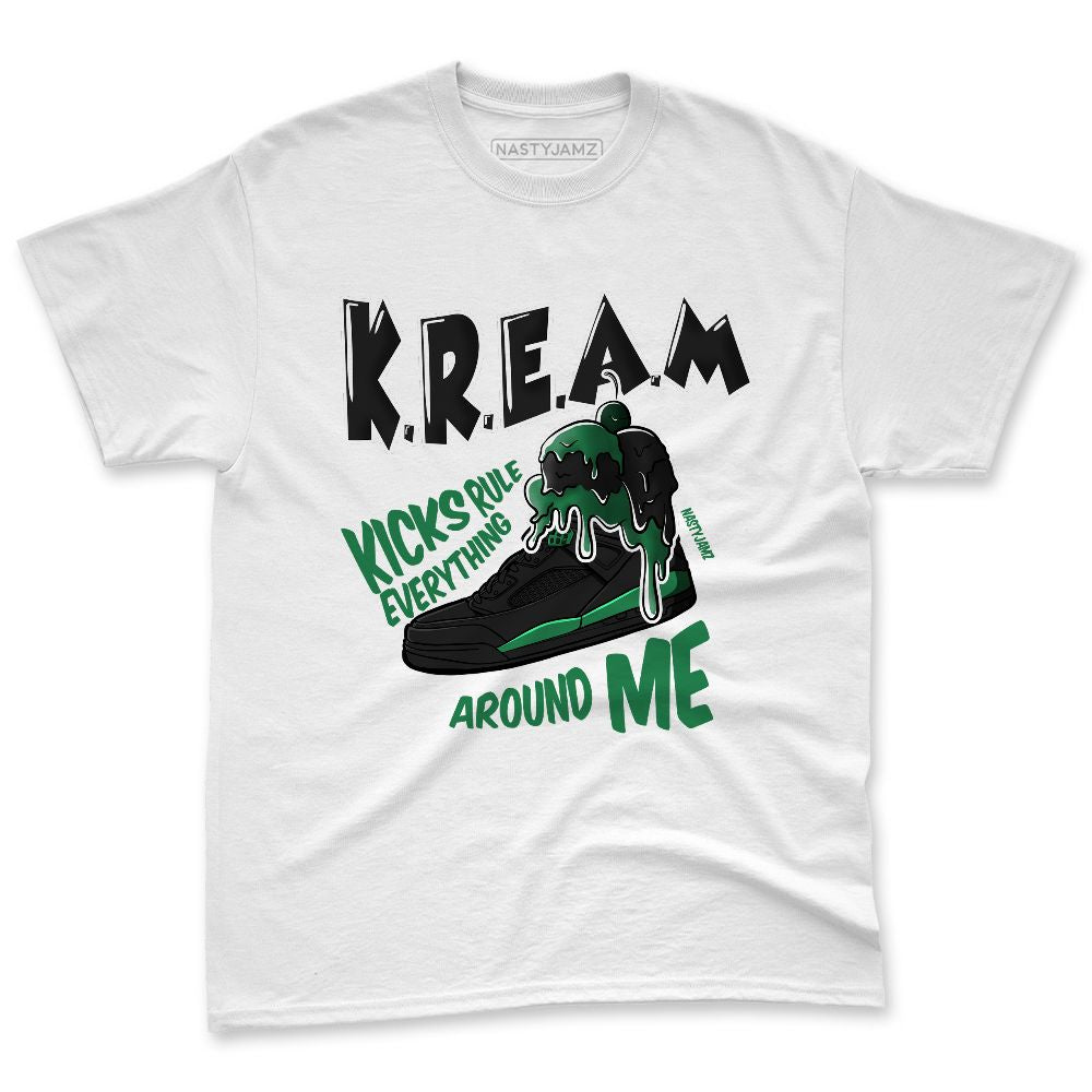 Spizike-Pine-Green-Black-Anthracite-NastyJamz-Premium-T-Shirt-Match-Kream-Sneaker