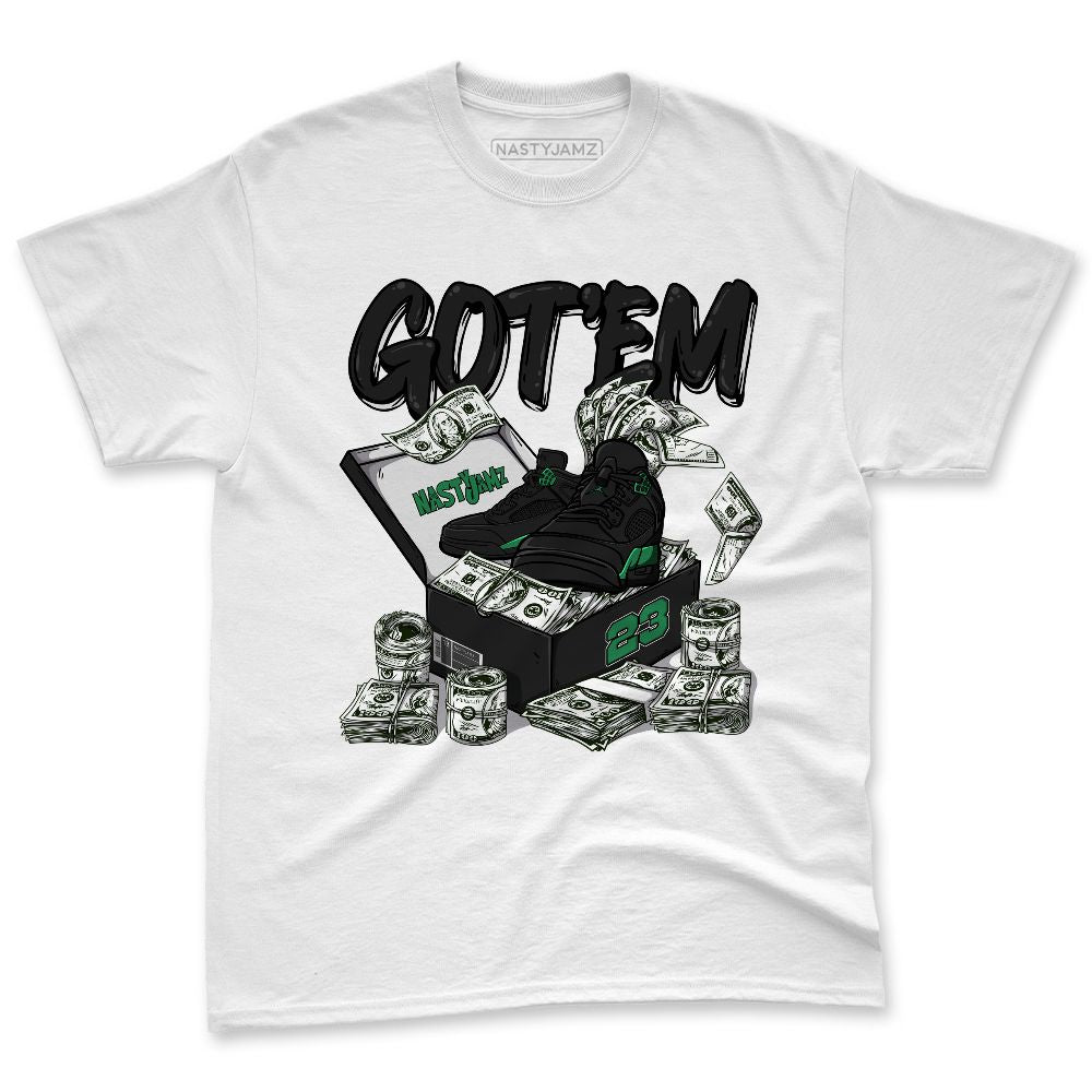 Spizike-Pine-Green-Black-Anthracite-NastyJamz-Premium-T-Shirt-Match-Dollar-Sneaker-Box