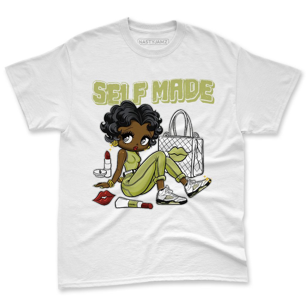 Luminous-Green-5s-NastyJamz-Premium-T-Shirt-Match-Sneaker-Girl-Selfmade