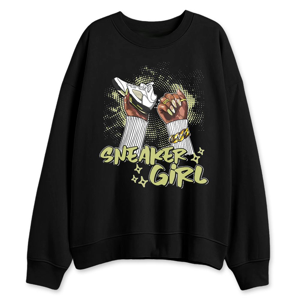Luminous-Green-5s-NastyJamz-Sweatshirt-Match-Sneaker-Girl-Nail