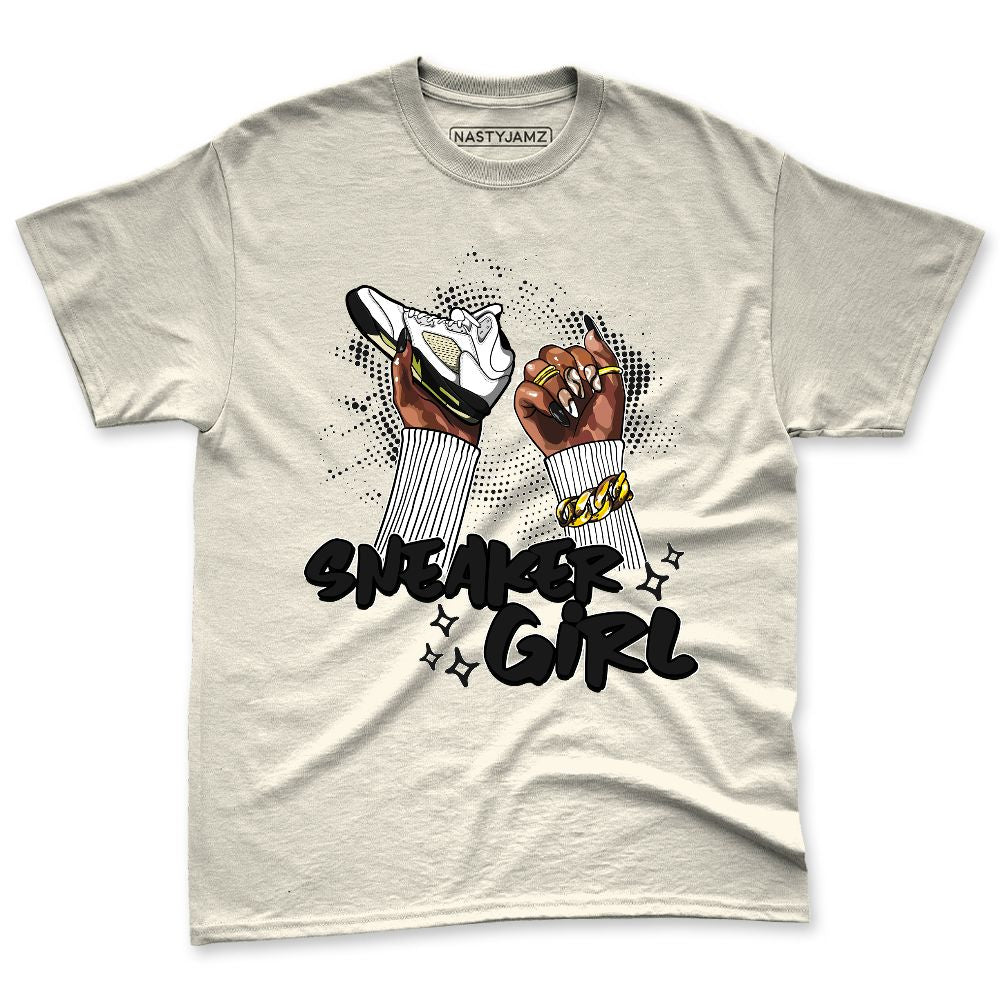 Luminous-Green-5s-NastyJamz-Premium-T-Shirt-Match-Sneaker-Girl-Nail