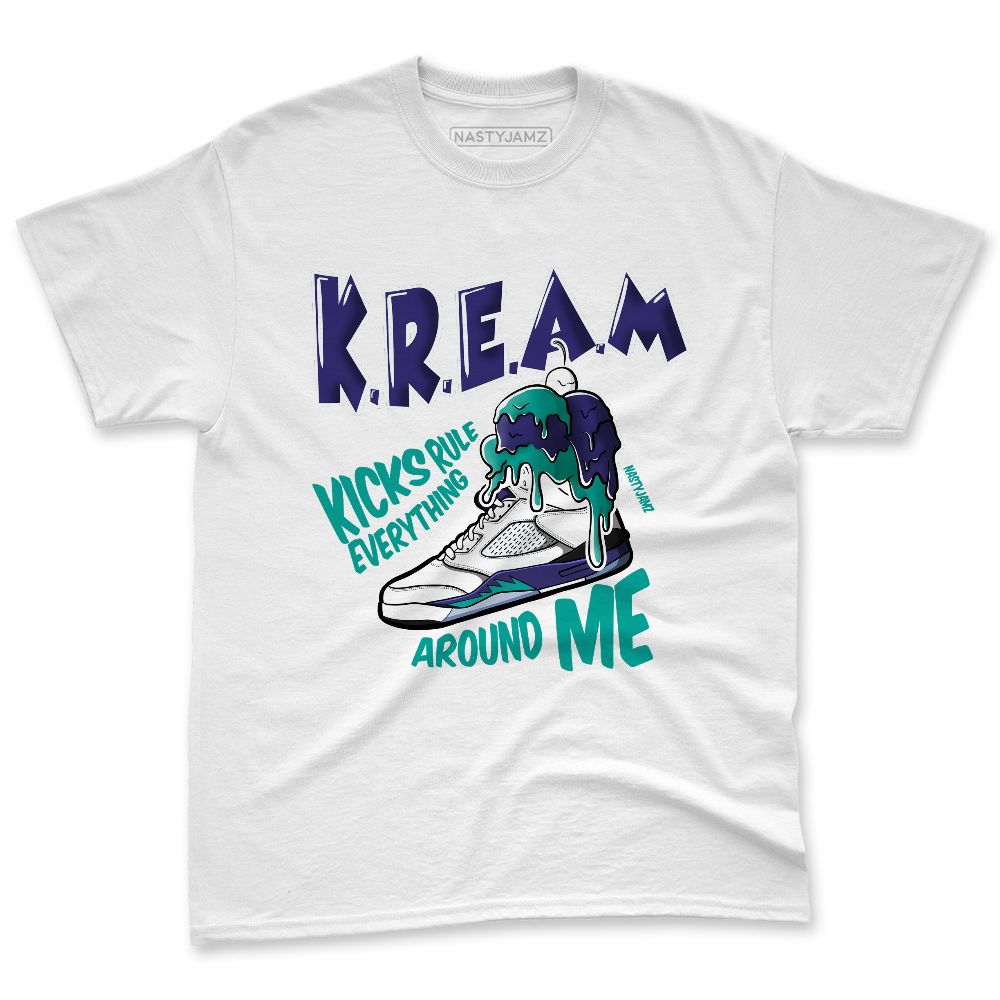 Grape-5s-NastyJamz-Premium-T-Shirt-Match-Kream-Sneaker