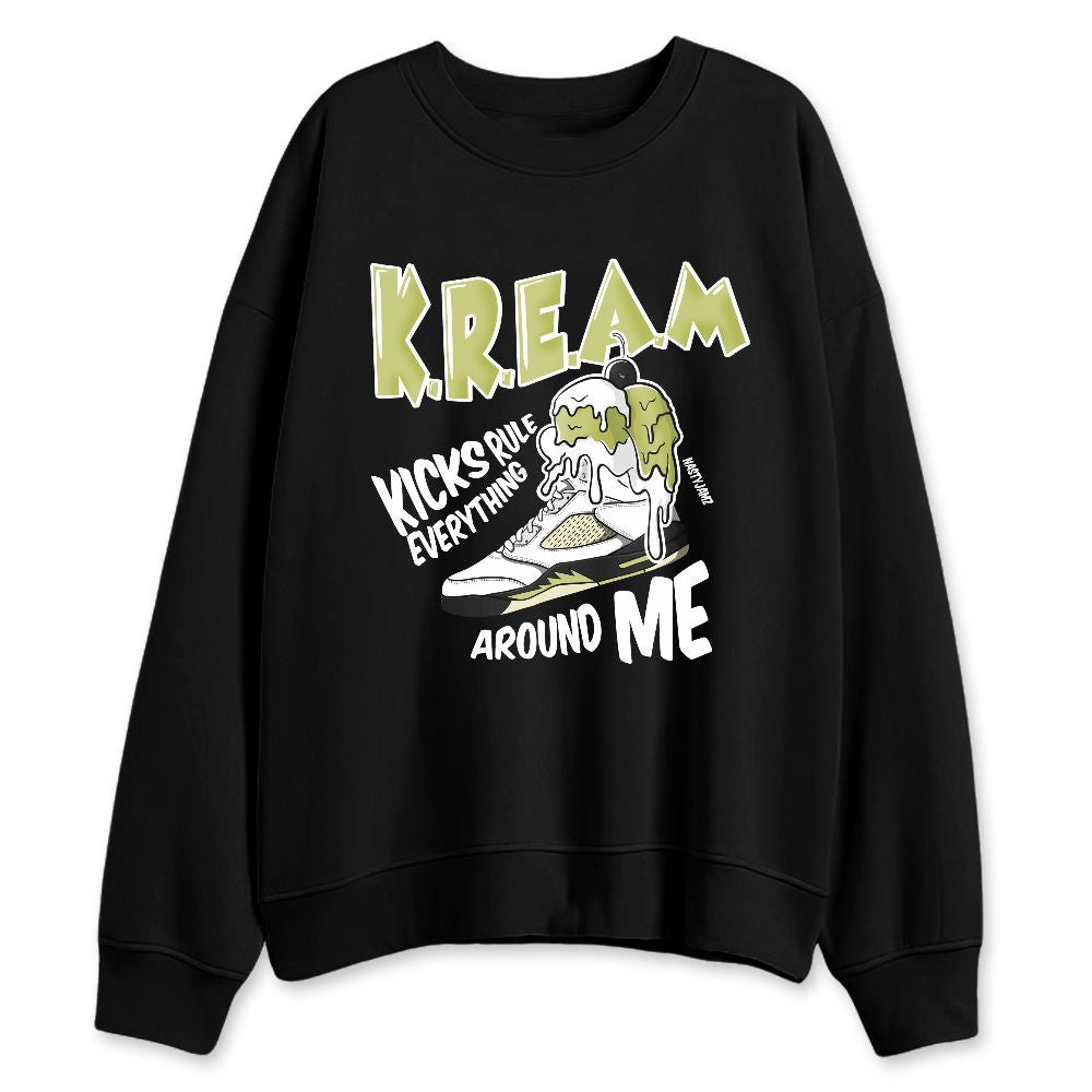 Luminous-Green-5s-NastyJamz-Sweatshirt-Match-Kream-Sneaker