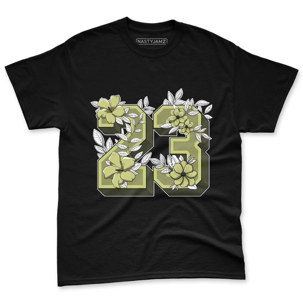 Luminous-Green-5s-NastyJamz-Premium-T-Shirt-Match-23-Floral