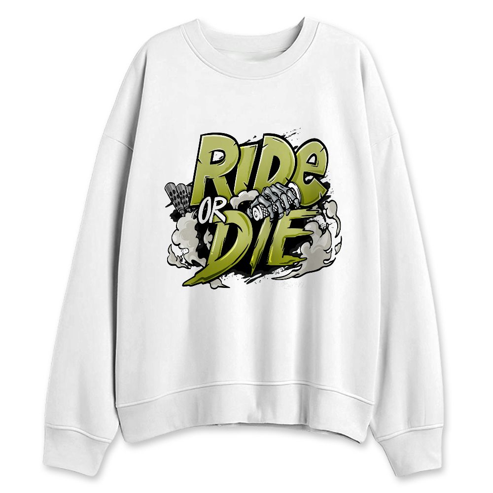 Luminous-Green-5s-NastyJamz-Sweatshirt-Match-Ride-Or-Die