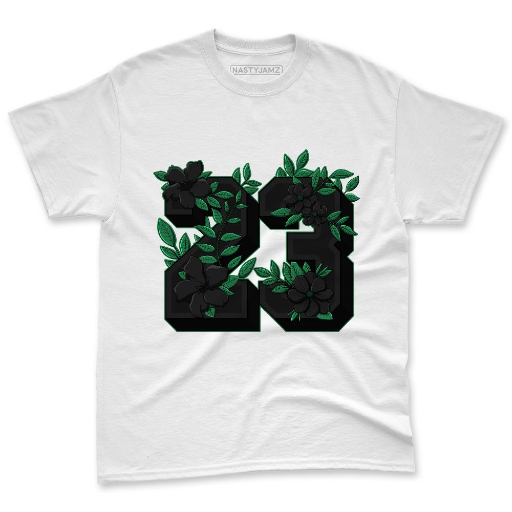 Spizike-Pine-Green-Black-Anthracite-NastyJamz-Premium-T-Shirt-Match-23-Floral