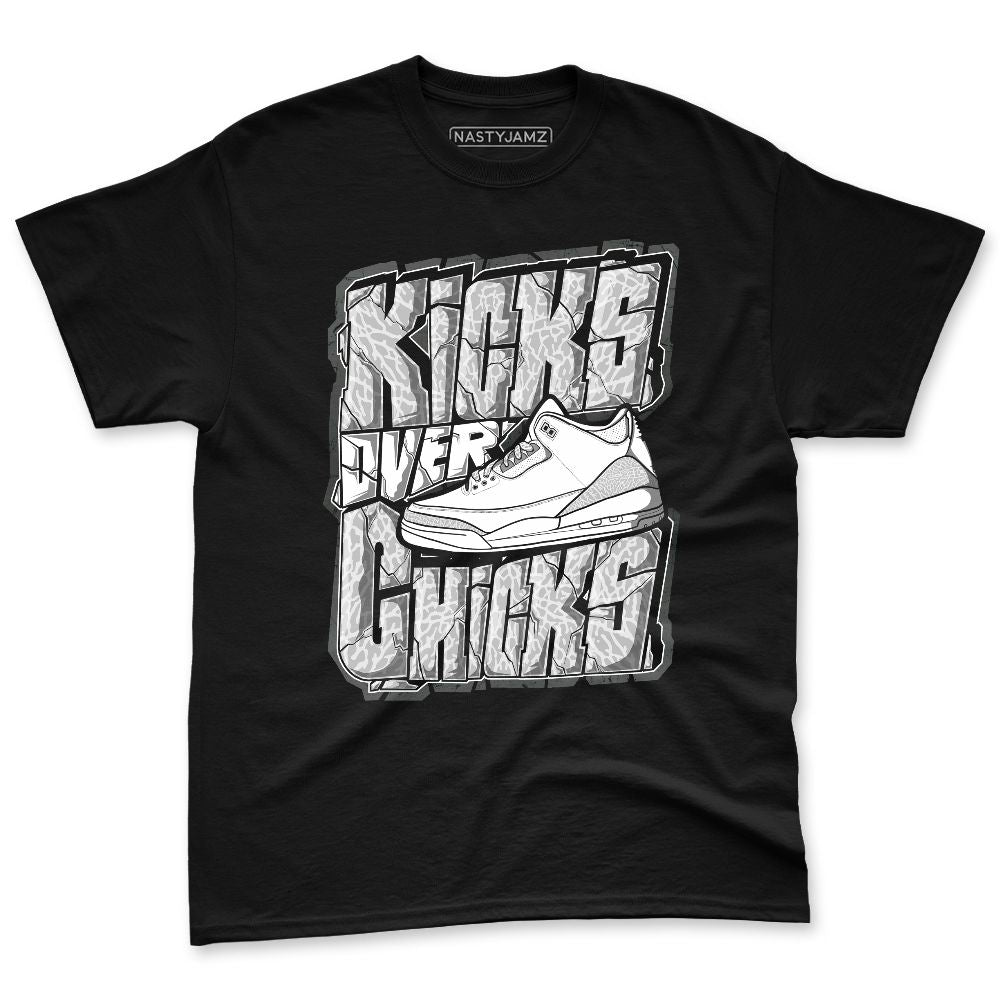 Pure-Money-3s-NastyJamz-Premium-T-Shirt-Match-Kicks-Over-Chicks