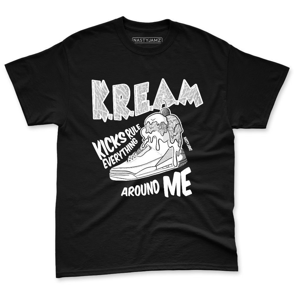 Pure-Money-3s-NastyJamz-Premium-T-Shirt-Match-Kream-Sneaker