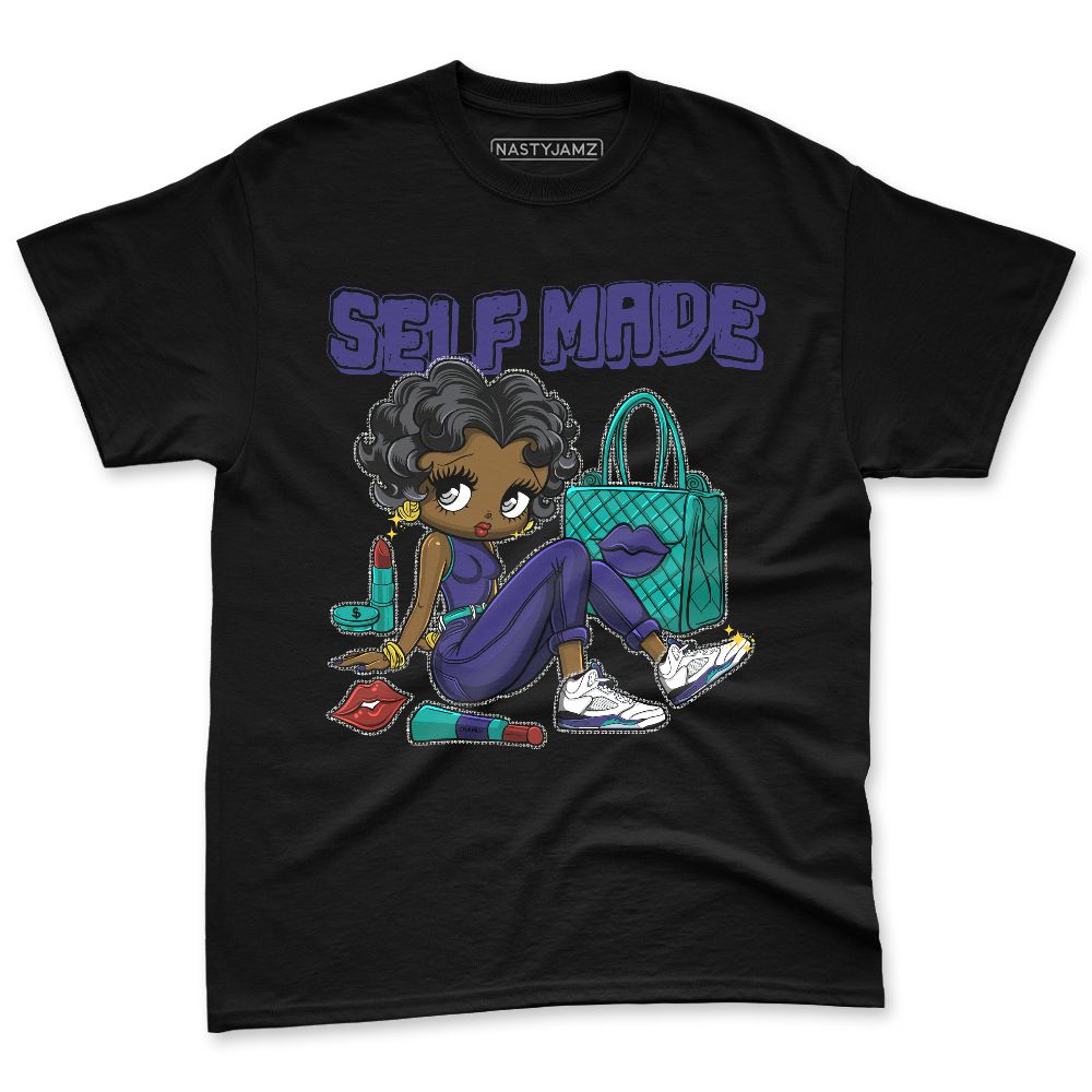 Grape-5s-NastyJamz-Premium-T-Shirt-Match-Sneaker-Girl-Selfmade
