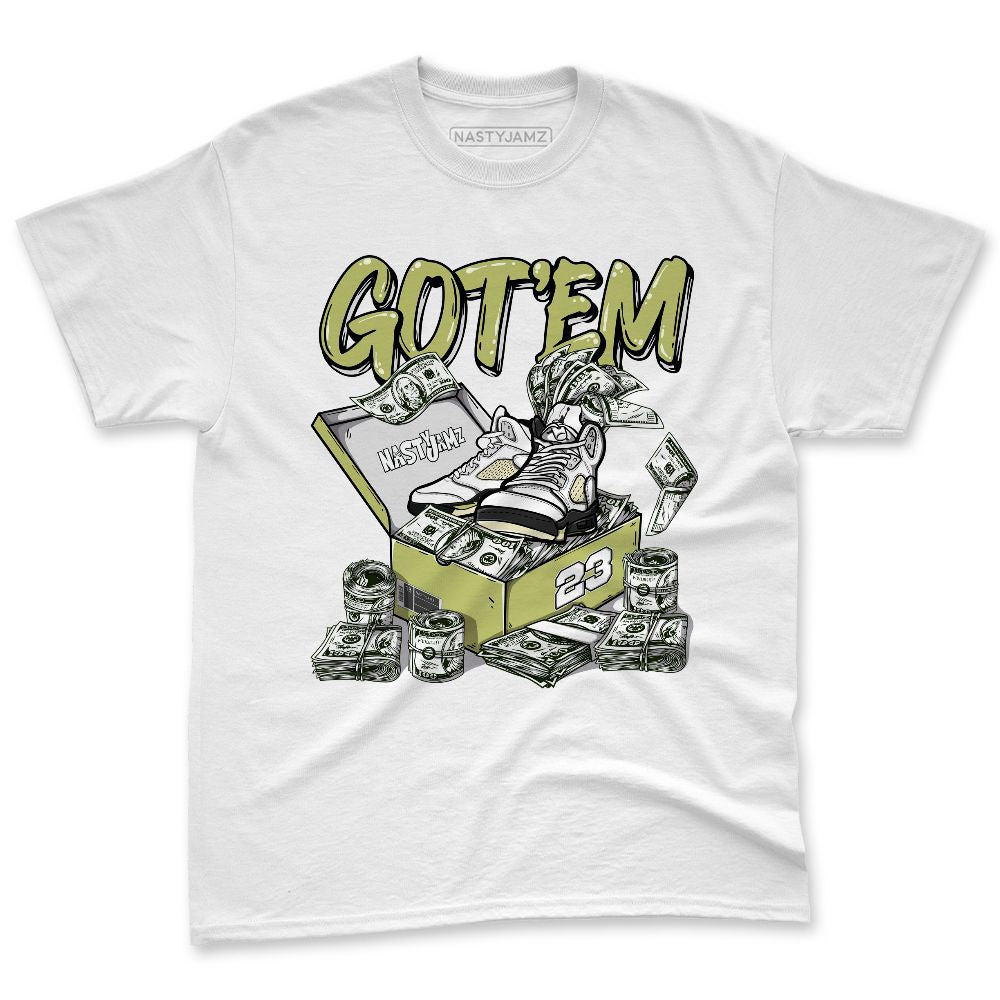 Luminous-Green-5s-NastyJamz-Premium-T-Shirt-Match-Dollar-Sneaker-Box
