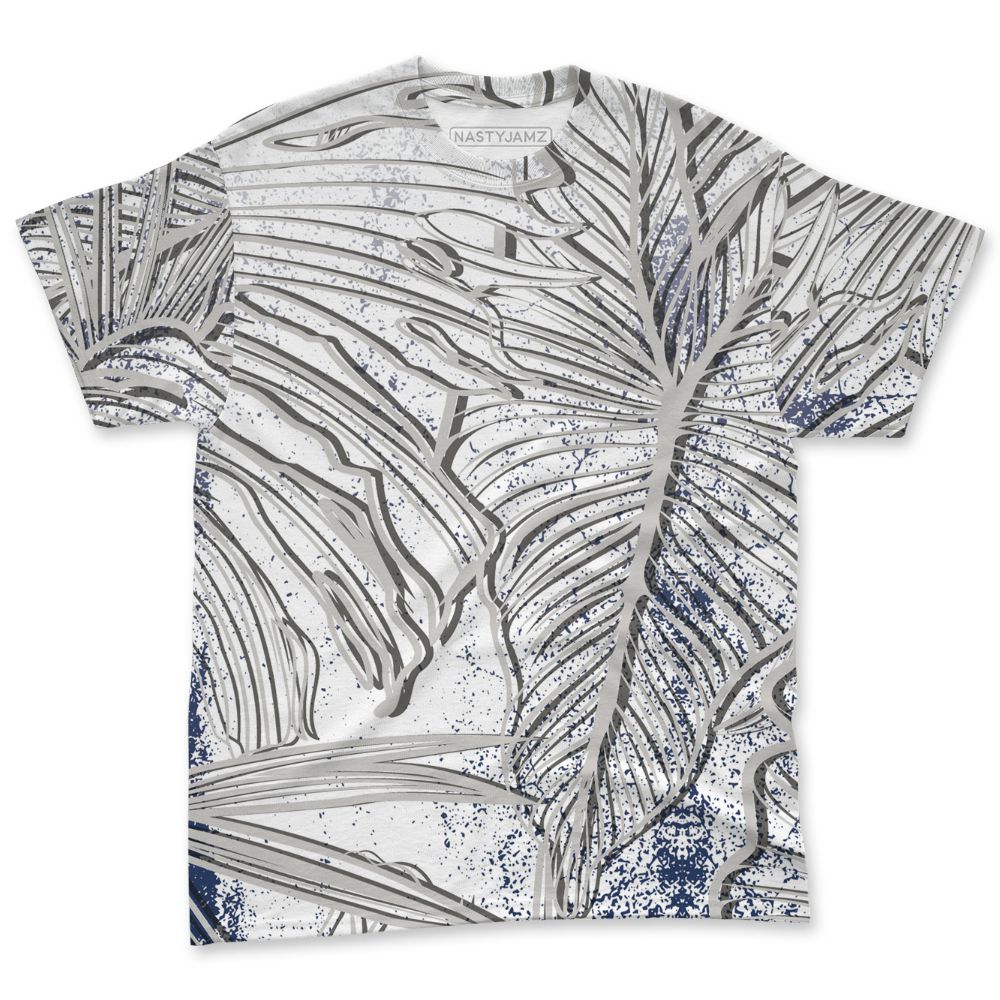 Navy-4s-NastyJamz-T-Shirt-Match-Urban-Tropic-3D-All-Over-Print