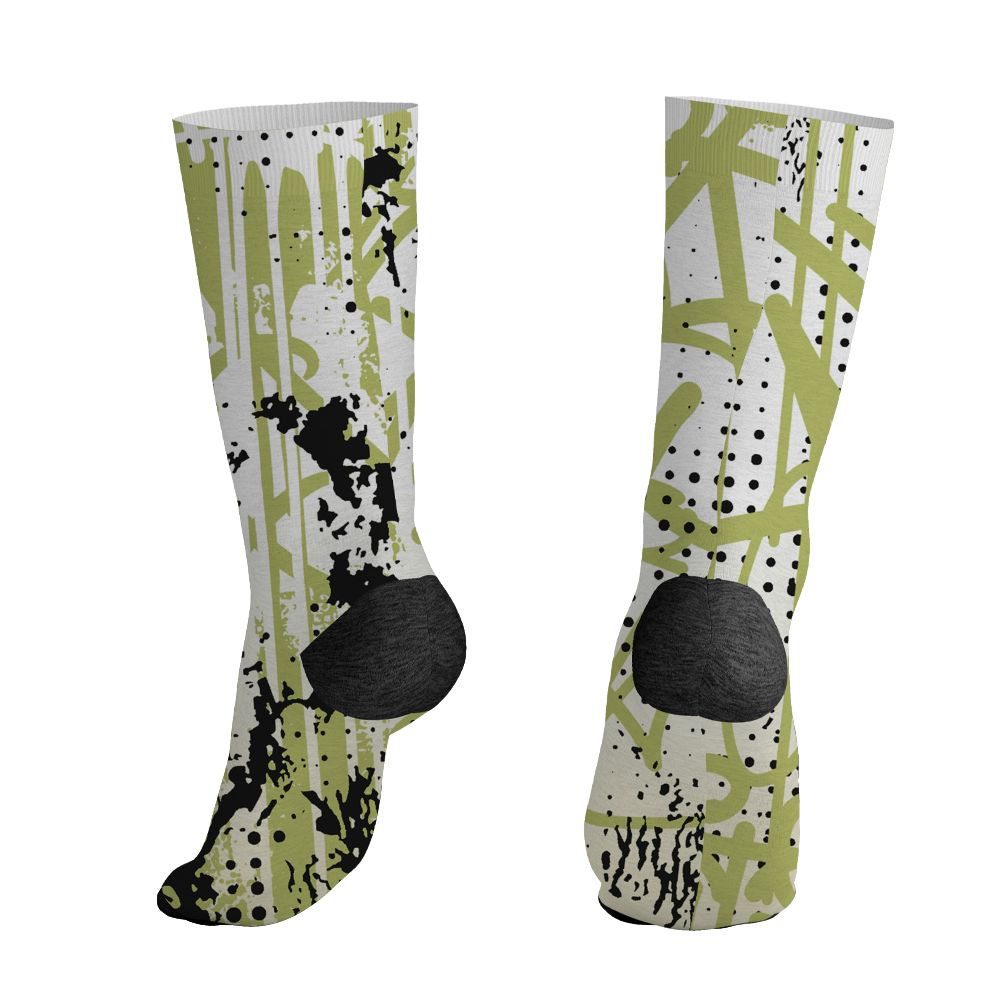 Luminous-Green-5s-NastyJamz-Socks-Match-Its-The-Kicks-3D-All-Over-Print