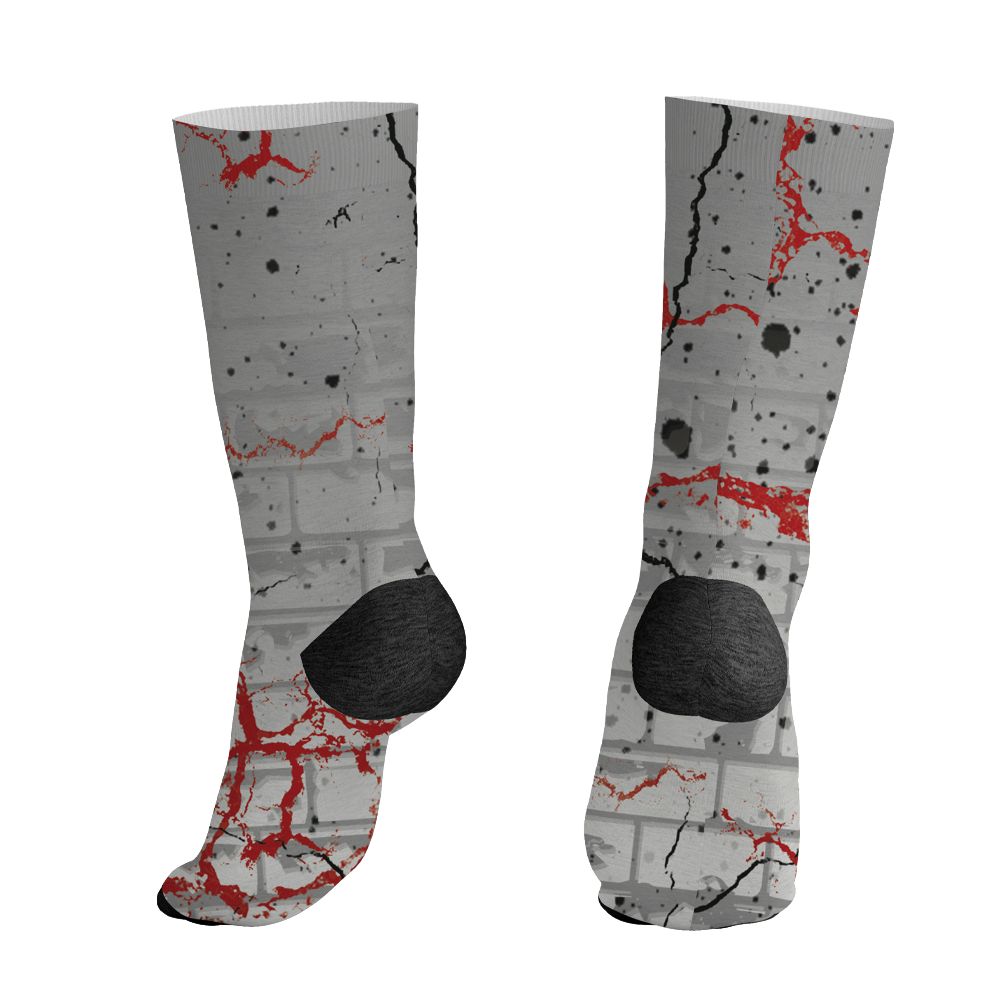 White-Cement-4s-NastyJamz-Socks-Match-Hard-Times-3D-All-Over-Print