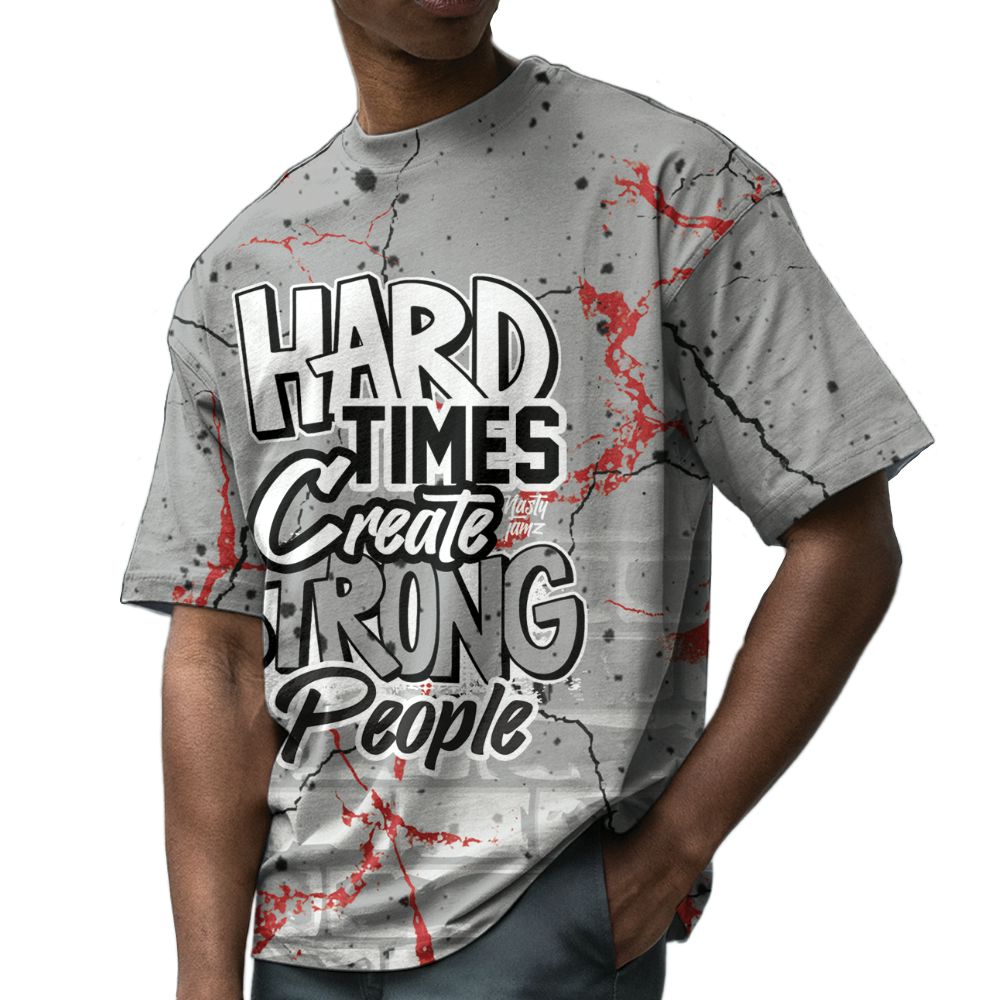 White-Cement-4s-NastyJamz-Drip-Set-Match-Hard-Times-3D-All-Over-Print
