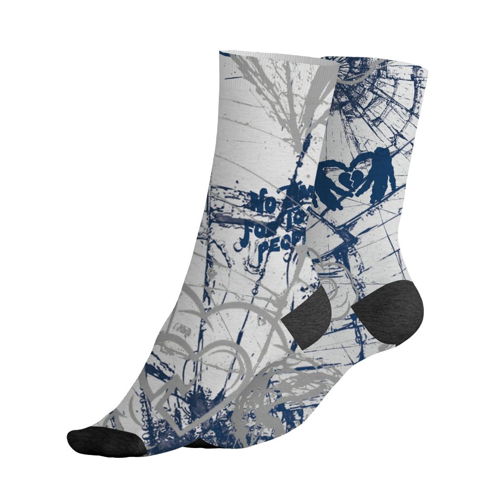 AJ 12 French Blue.NastyJamz Socks Match.BER Broken Beats 3D