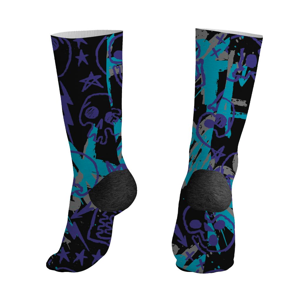 Aqua-8s-NastyJamz-Socks-Match-Love-Rock-3D-All-Over-Print