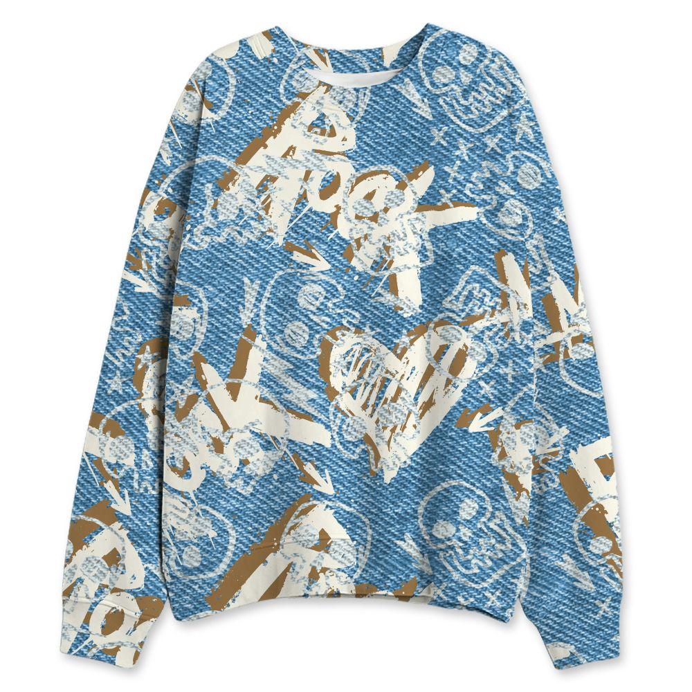 Denim-Worn-Blue-4s-NastyJamz-Sweatshirt-Match-Love-Rock-3D-All-Over-Print