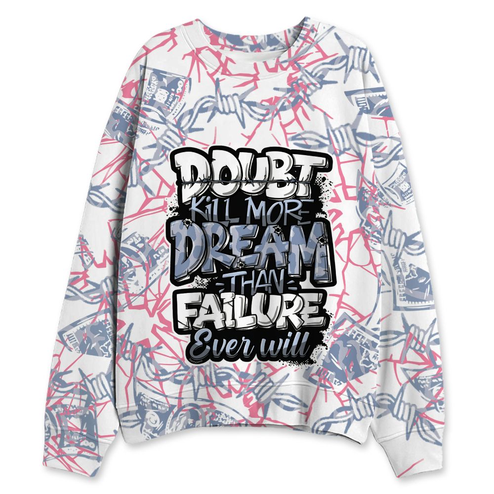 Cobalt-Bliss-3s-NastyJamz-Sweatshirt-Match-Doubt-Kills-Dreams-3D-All-Over-Print