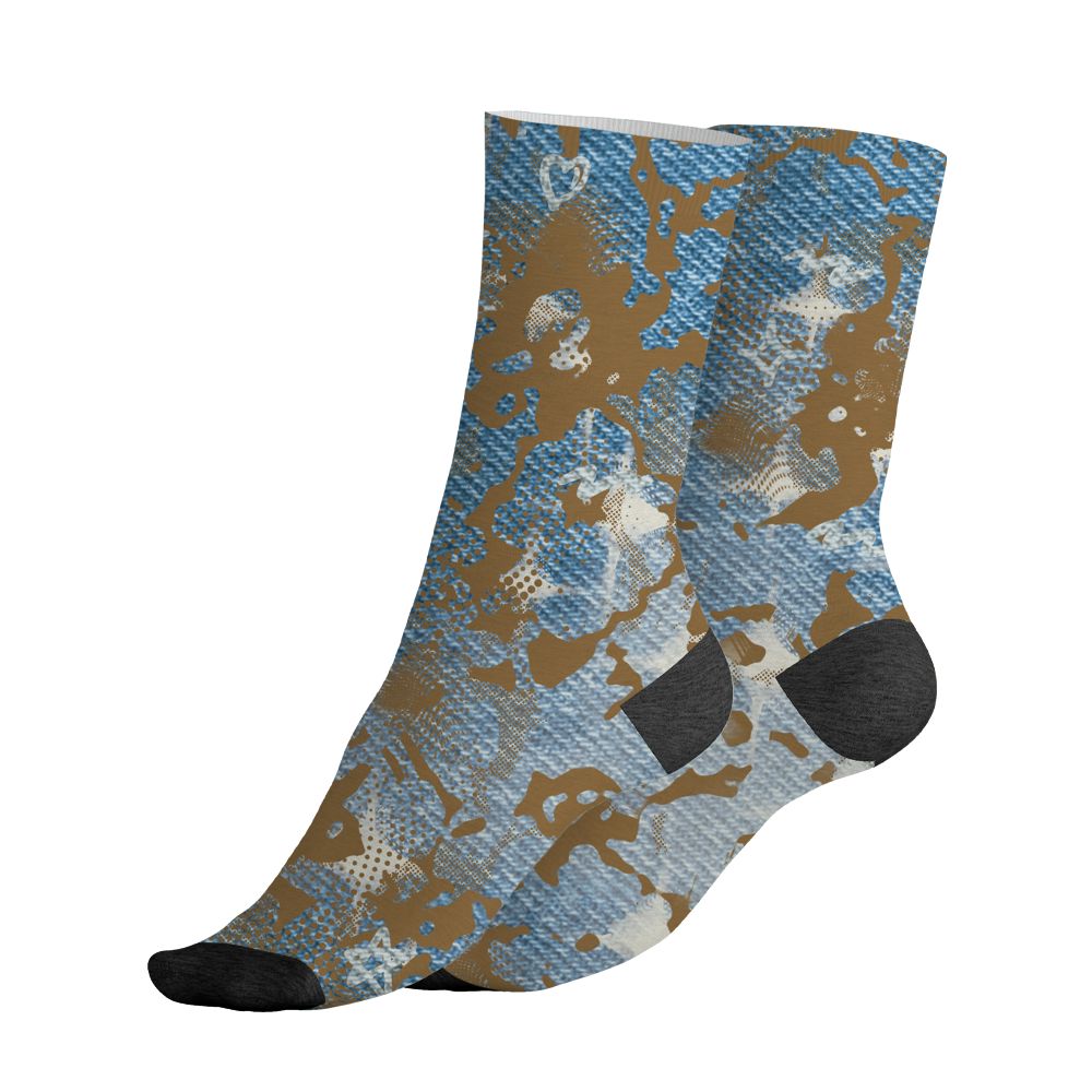 Denim-Worn-Blue-4s-NastyJamz-Socks-Match-Sneaker-Girl-Nail-3D-All-Over-Print
