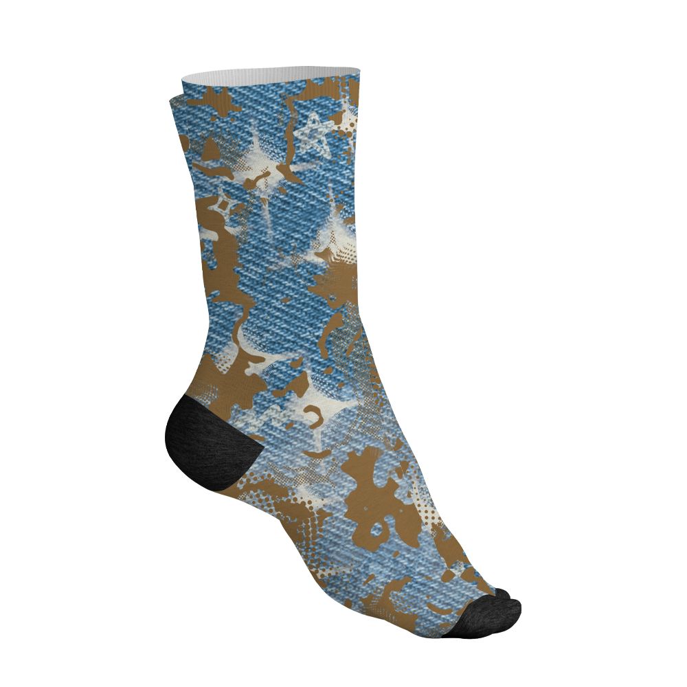 Denim-Worn-Blue-4s-NastyJamz-Socks-Match-Sneaker-Girl-Nail-3D-All-Over-Print