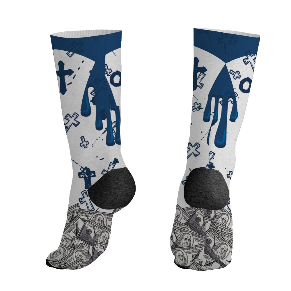 AJ 12 French Blue.NastyJamz Socks Match.Please Don&