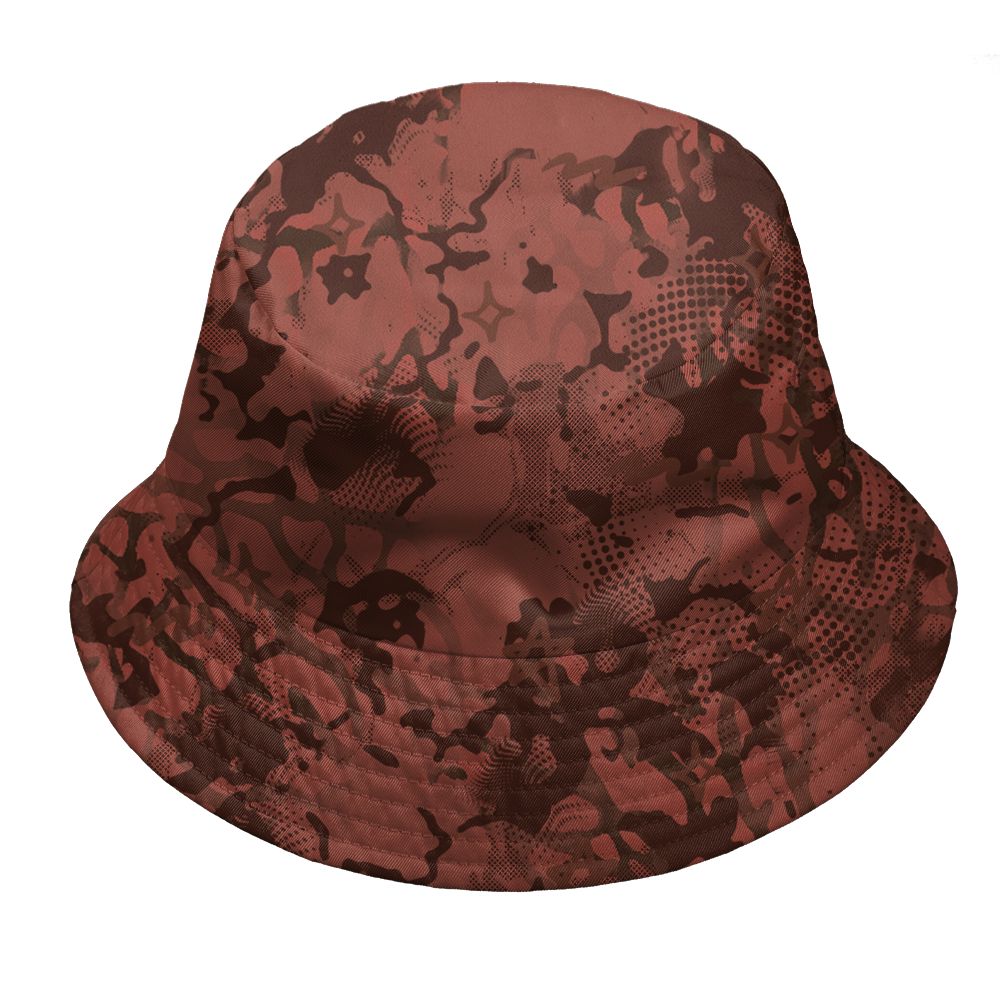 Spizike-Canyon-Rust-NastyJamz-Bucket-Hat-Match-Sneaker-Girl-Nail-All-Over-Print