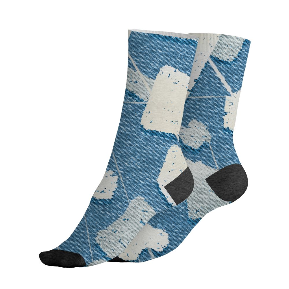 Denim-Worn-Blue-4s-NastyJamz-Socks-Match-Built-Different-3D-All-Over-Print-Broken