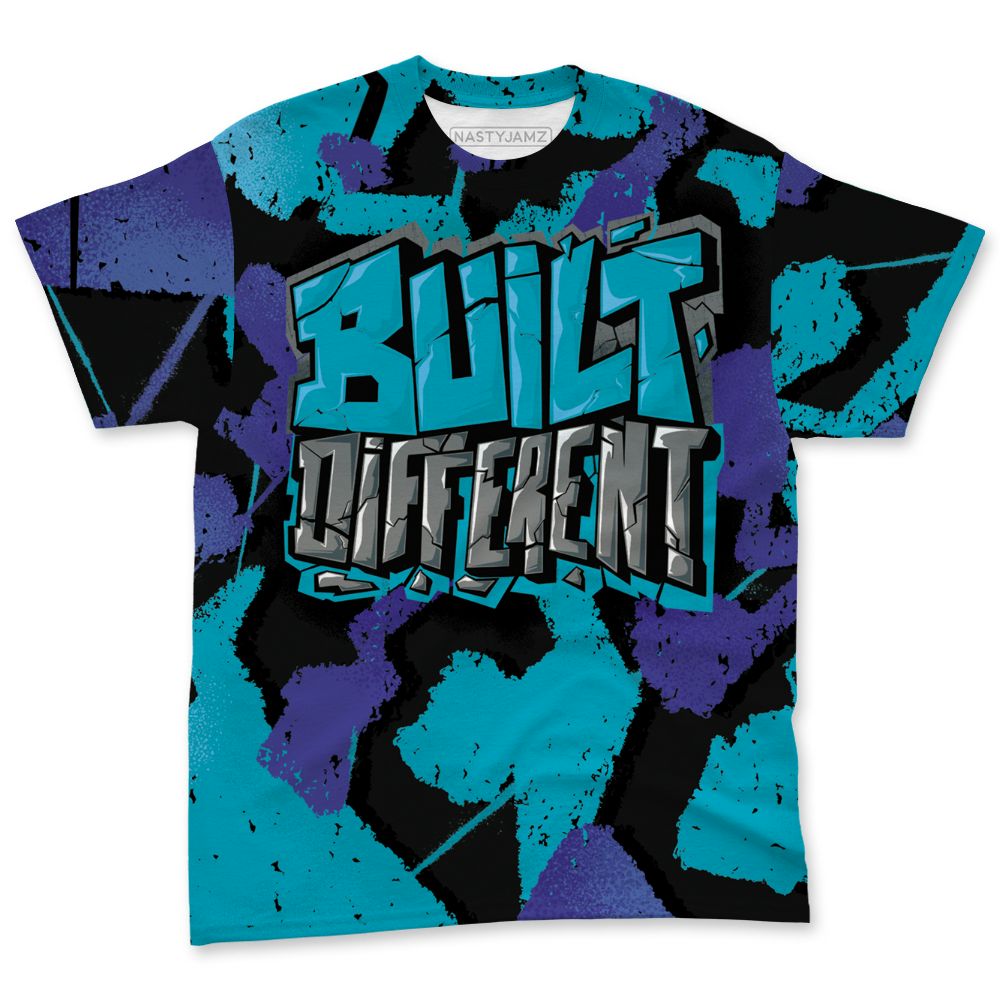 Aqua-8s-NastyJamz-T-Shirt-Match-Built-Different-3D-All-Over-Print-Broken