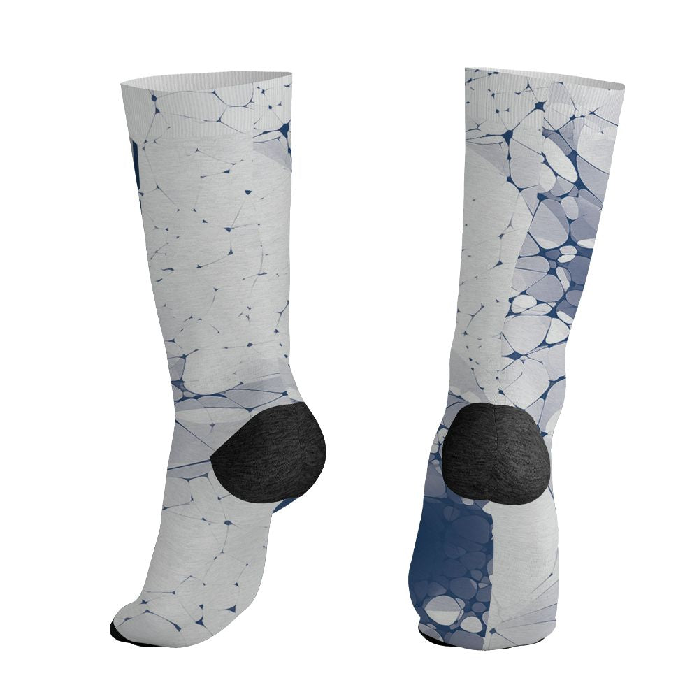 AJ 12 French Blue.NastyJamz Socks Match.23 Sneaker 3D