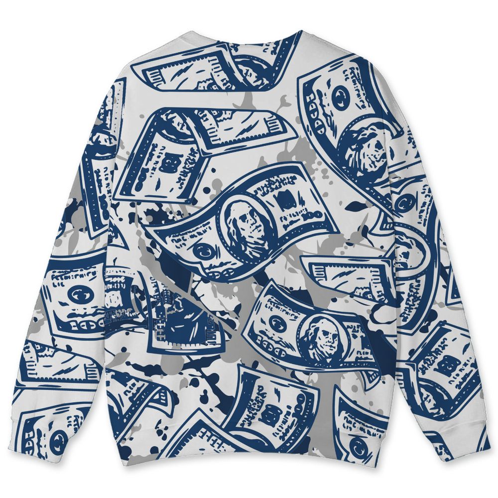 French-Blue-12s-NastyJamz-Sweatshirt-Match-Easy-Money-All-Over-Print