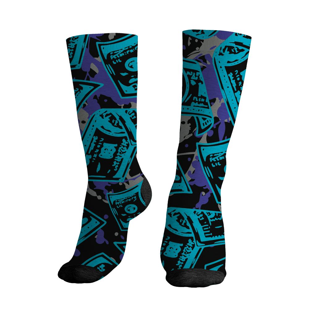 Aqua-8s-NastyJamz-Socks-Match-Easy-Money-3D-All-Over-Print