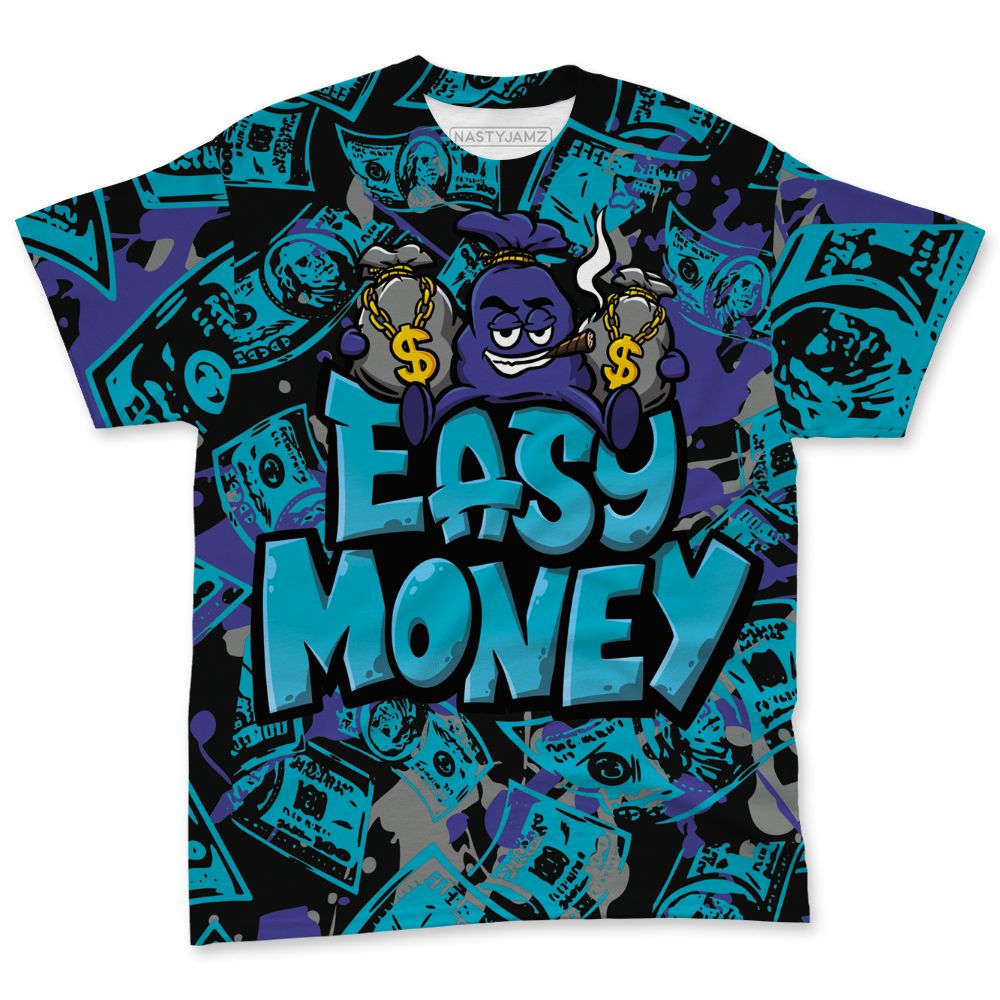 Aqua-8s-NastyJamz-T-Shirt-Match-Easy-Money-3D-All-Over-Print