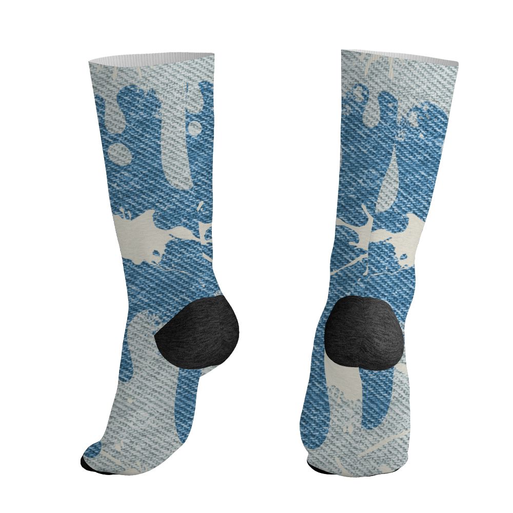Denim-Worn-Blue-4s-NastyJamz-Socks-Match-Become-Different-3D-All-Over-Print
