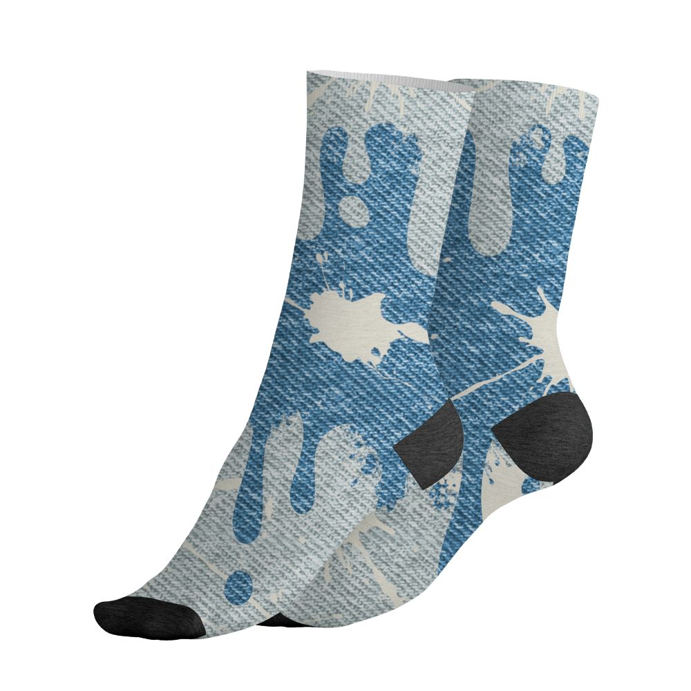 Denim-Worn-Blue-4s-NastyJamz-Socks-Match-Become-Different-3D-All-Over-Print