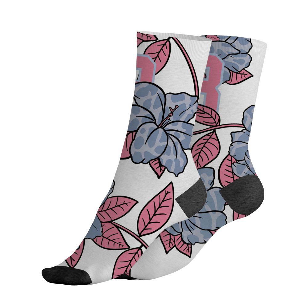 Cobalt-Bliss-3s-NastyJamz-Socks-Match-23-Floral-3D-All-Over-Print-Flower