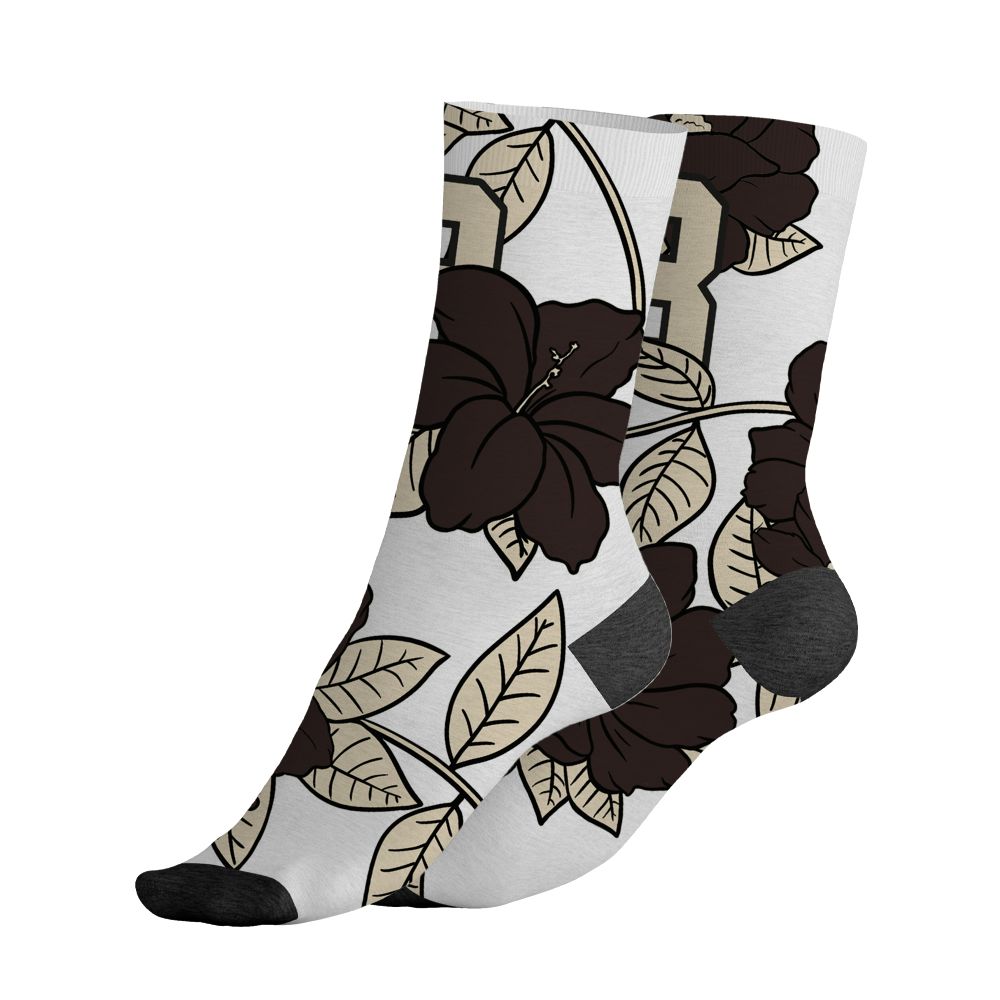 Black-Collective-5s-NastyJamz-Socks-Match-23-Floral-3D-All-Over-Print-Flower