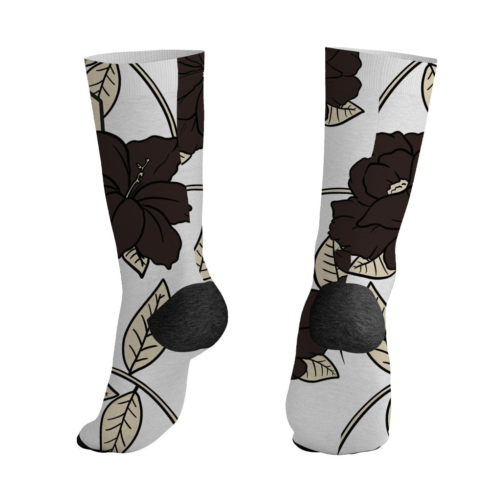 Black-Collective-5s-NastyJamz-Socks-Match-23-Floral-3D-All-Over-Print-Flower