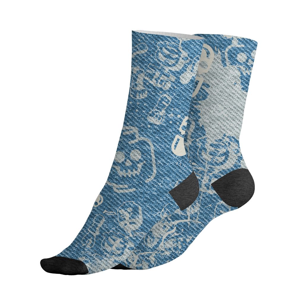 Denim-Worn-Blue-4s-NastyJamz-Socks-Match-Glowing-Heart-Inside-3D-All-Over-Print