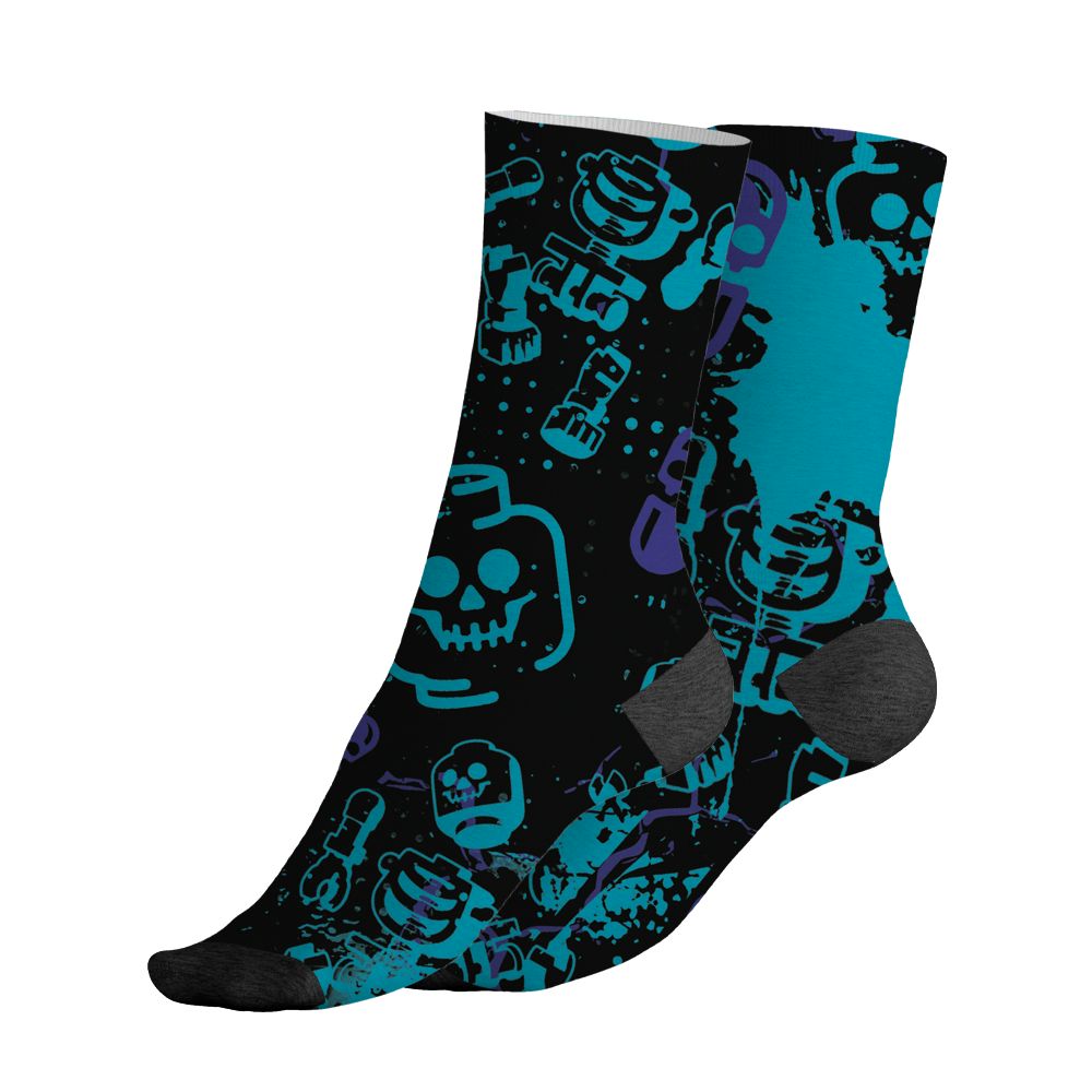 Aqua-8s-NastyJamz-Socks-Match-Glowing-Heart-Inside-3D-All-Over-Print