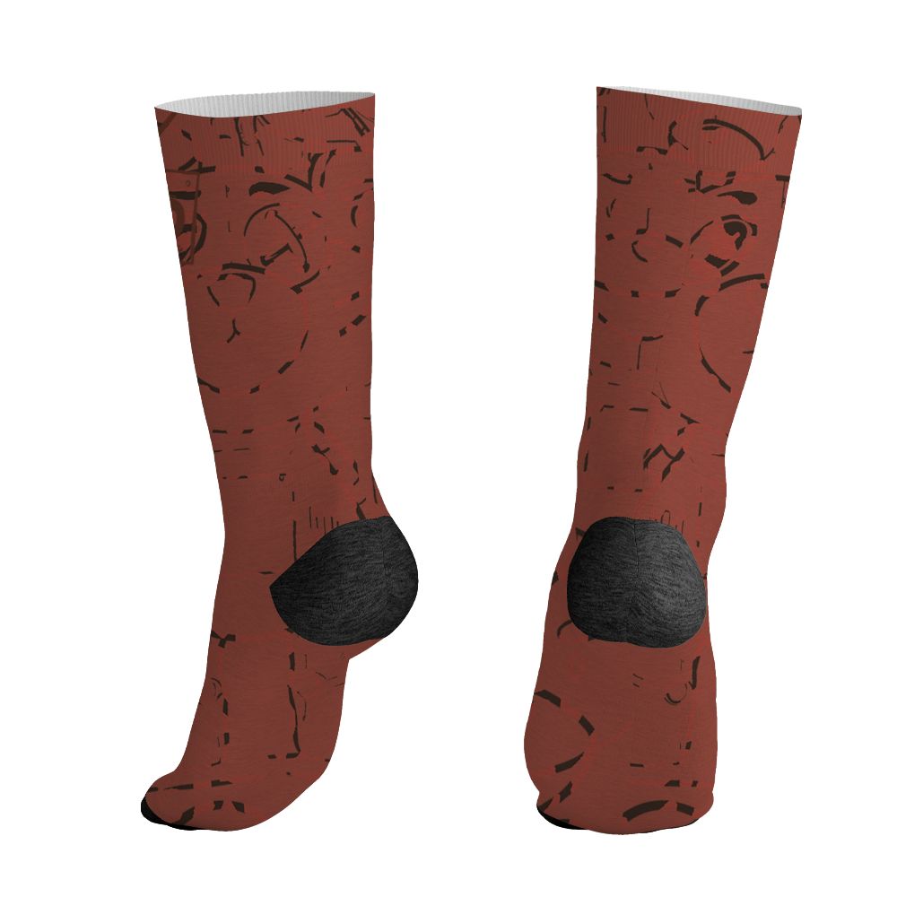 Spizike-Canyon-Rust-NastyJamz-Socks-Match-BER-Damaged-But-Real-3D-All-Over-Print