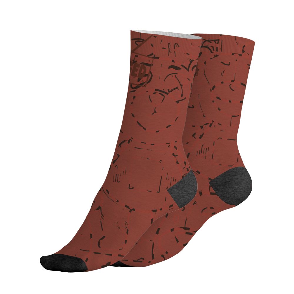 Spizike-Canyon-Rust-NastyJamz-Socks-Match-BER-Damaged-But-Real-3D-All-Over-Print