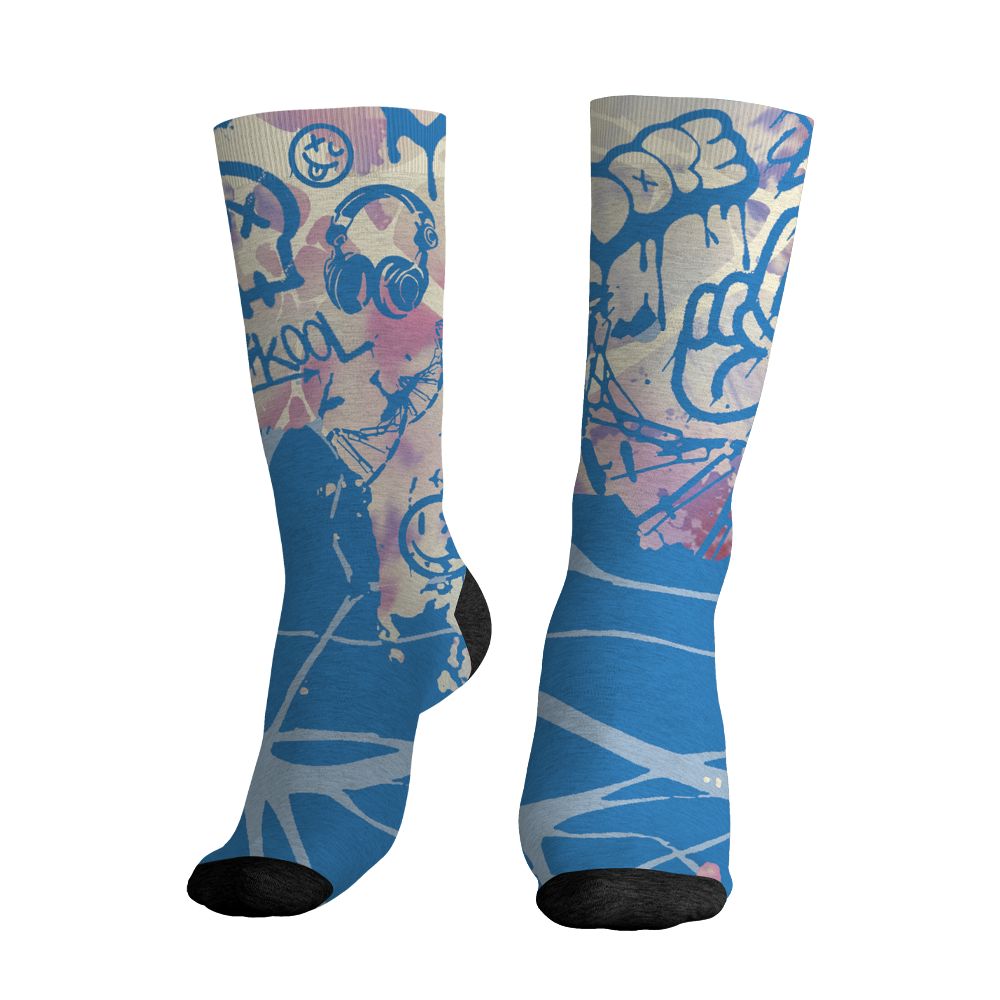 Tatum-3-Cloud-0-NastyJamz-Socks-Match-Pattern-DNA-Graffiti-3D-All-Over-Print