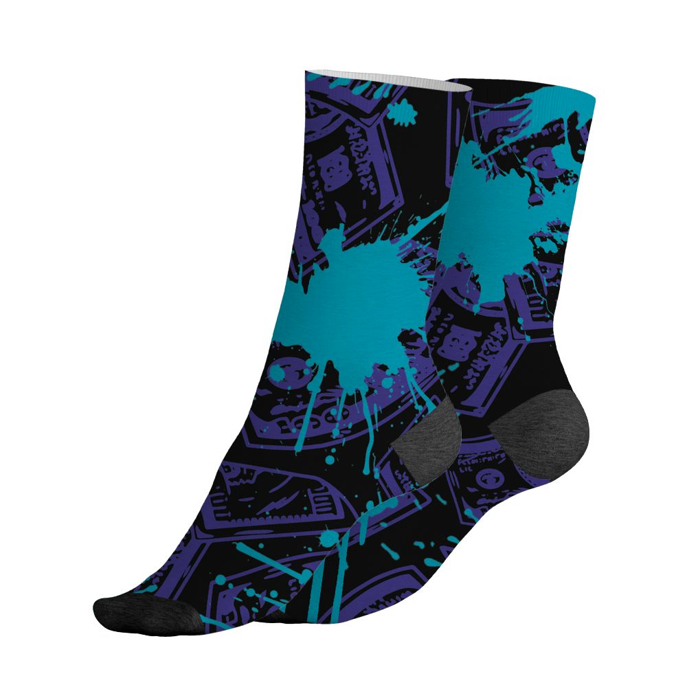 Aqua-8s-NastyJamz-Socks-Match-Ber-Hustle-All-Day-3D-All-Over-Print