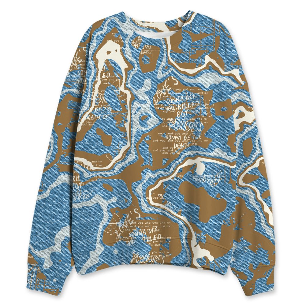Denim-Worn-Blue-4s-NastyJamz-Sweatshirt-Match-tern-Love-Kills-You-3D-All-Over-Print