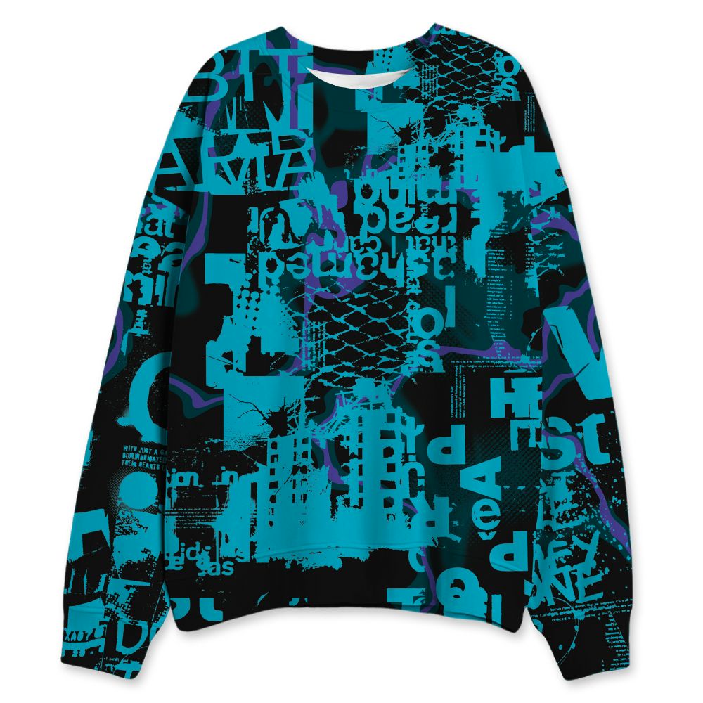 Aqua-8s-NastyJamz-Sweatshirt-Match-Pattern-Madness-3D-All-Over-Print
