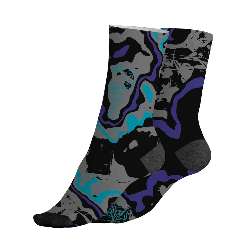 Aqua-8s-NastyJamz-Socks-Match-Pattern-Love-Kills-You-3D-All-Over-Print